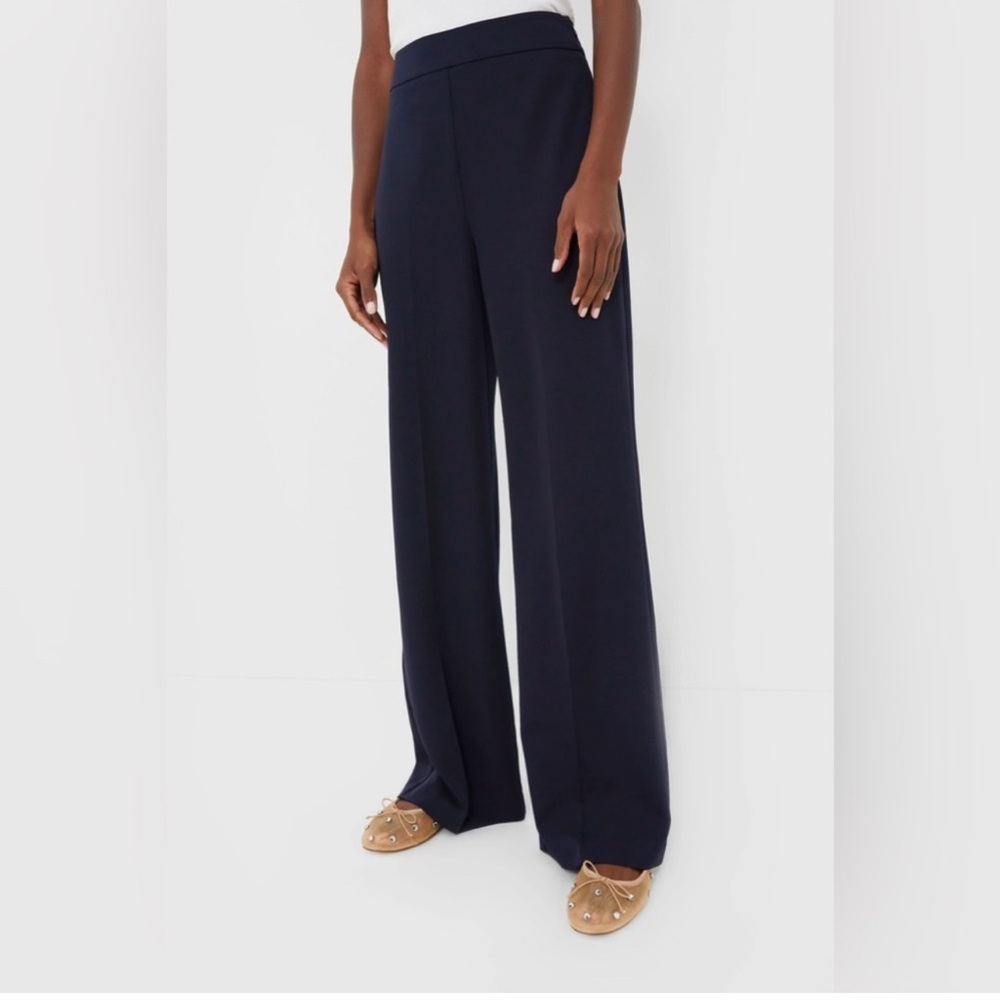 Tuckernuck Navy Erin Wide Leg Pant
